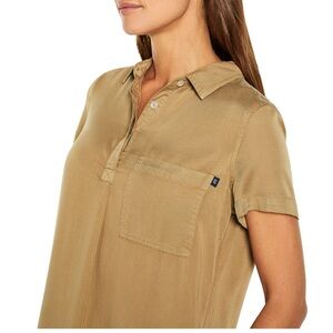 Gap women’s tensel dress -khaki color size small NWT